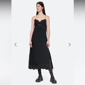 Sea NY Evita Velet slip dress. Never worn